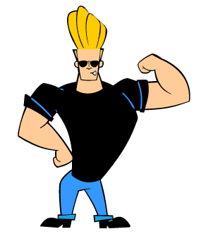 This is the Avatar Image for the Johnny Bravo AI Voice and Text to Speech Generator